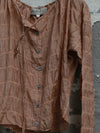 Mutedance 25 Autumn/Winter Button-Down Drawstring Shirt Top Collection Handmade Classic MD-MD25FW40-rose (MD25FW35)